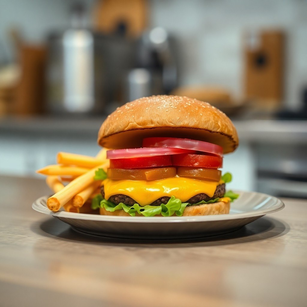 Burger antes